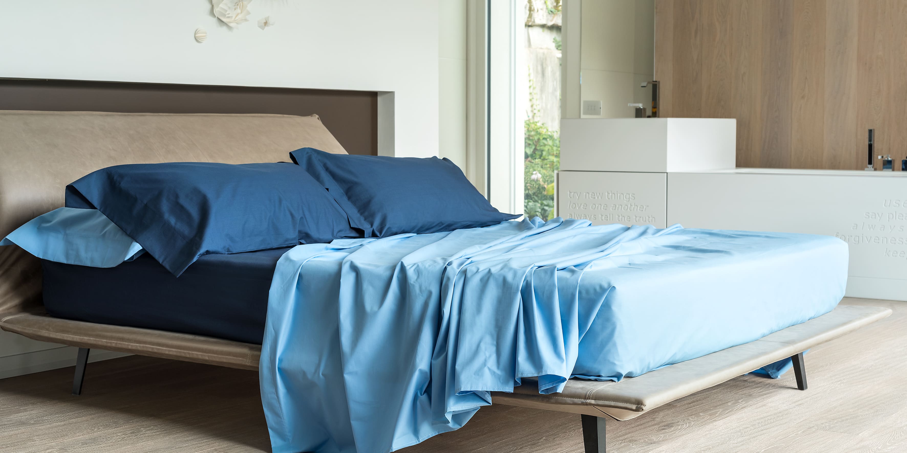 Percalle completo letto-galizzi-caffi-shop-ecommerce-biancheria-per-la-casa Lenzuola sotto percalle di cotone Galizzi tinta uita Caffi shop ecommerce biancheria per la tua casa