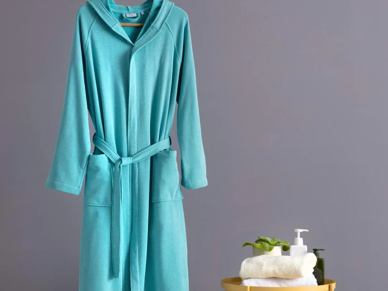 accappatoio bagno wimbledon azzurro